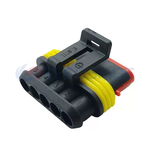 5-Pin Female 282088-1 Waterproof ABS Nylon Wire Harness Urea Level Sensor Plug Copper Contact Material for Car Wire... - image 4